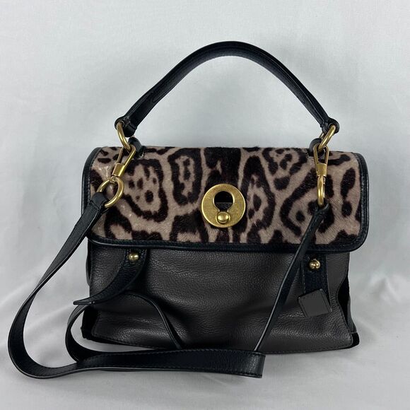 YSL, Yves Saint Laurent Handbags - YSL Saint Laurent Patent Leather Muse Two Bag - Pony Hair Patent Leather RARE